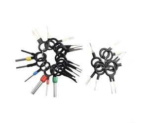 Juego de herramientas de selección de terminales automotrices 26 piezas para arnés de cableado de coche, conector de crimpado, extracción de pines y trabajo de montaje de terminales