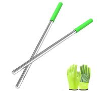 Juego de herramientas de tensión de resorte de garaje de metal barnizado y guantes protectores para un momento preciso, herramienta permanente de control de tensión de puerta de garaje