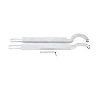 Juego de herramientas de torneado de madera, 2 piezas, soporte de cincel giratorio de alto rendimiento con vástago intercambiable para torno de carpintería, torno CNC, hoja de