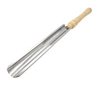 Juego de herramientas de torneado de madera HSS con mango de madera, ideal para aficionados a la madera, entusiastas del bricolaje y carpinteros, raspador de gubia media redonda para torneado de