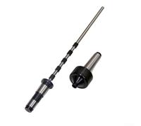 Juego de herramientas de torneado para carpintería con husillo y buje para proyectos de torno, diseño de doblado, eje de acero inoxidable, kit de adaptación automática de longitud para bolígrafo de