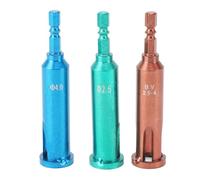 Juego de Herramientas de torsión de Alambre, 3 Piezas, Conector de Alambre Giratorio de Acero al Carbono, torcedor de Alambre eléctrico eficiente para Taladro motorizado,