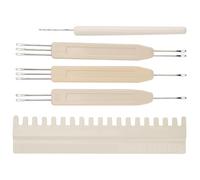 Juego de herramientas de transferencia y empuje de agujas para máquinas de tejer KH581, KH811 y KH821; herramientas de ganchillo y costura con estructura de metal y plástico; kit
