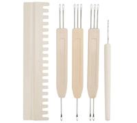 Juego de Herramientas de Transferencia y Ganchillo para Máquina de Tejer, Empujador de Aguja Duradero, Accesorios de Costura Compatibles con KH581 KH811 KH821 y Más