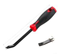 Juego de herramientas de uñas 3 en 1 de alta resistencia, clavadora manual para carpintería, extractor de uñas, removedor de grapas, acero al cromo vanadio, caja roja ergonómica, fuerza de golpeo