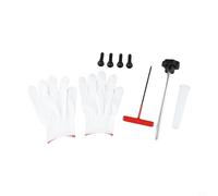 Juego de herramientas de válvula de neumático, 7 piezas, cambio rápido de válvula de neumático, núcleo de vástago de válvula de neumático rápidamente para kits de repuesto de motocicleta de coche