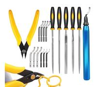 Juego De Herramientas Desbarbadoras | Kit Portátil Multiusos Para Desbarbado En Acero Al Carbono,Set Desbarbador para Impresión 3D - para Hogar Escritorio Mesa Espejo Cuidado Facial Piel Mujeres Hombr