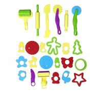 Juego de herramientas educativas de arcilla para modelado familiar, diseños de plantas, juego de moldes de arcilla seguros para diseños creativos y divertidos de animales