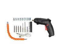 Juego De Herramientas Eléctricas De 3,6 V, Reparación De Mantenimiento Del Hogar, Batería De Litio, Mini Taladro Eléctrico Doméstico, Destornillador Inalámbrico FáCil De Usar(26PCs)