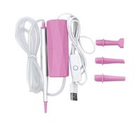 Juego de herramientas eléctricas de diamantes de imitación con puntas intercambiables, agarre ergonómico y carga USB para pasatiempos creativos, juego de herramientas de pintura de diamantes de