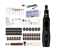Juego de herramientas giratorias 155 en 1 con 3 velocidades ajustables, cuerpo portátil que reduce la fatiga de la mano, perfecto para manualidades y proyectos de grabado, herramienta giratoria