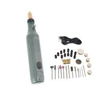 Juego de herramientas giratorias pequeñas, inalámbricas, velocidad variable, potencia para grabado, lijado, pulido, potencia inalámbrica