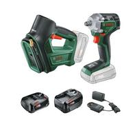 Juego de herramientas inalámbricas BOSCH (UniversalImpactDrive 18V-350 + UniversalPump 18V, 1x 2,0 Ah, 1x 4,0 Ah, AL18V-20, caja) 0615A5009C