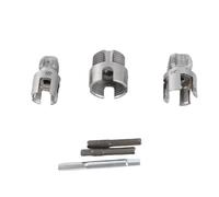 Juego de herramientas integradas para roscar tubos internos y externos para tubos de PVC PPR y plástico, incluye herramientas para hacer roscas de tubos G1/2 G3/4 y G1 con vástago