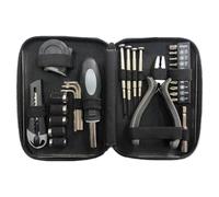 Juego de herramientas - Kit de reparación para el hogar, herramientas de mantenimiento de la casa, 6,3 x 4,53 x 1,18 pulgadas, kit de herramientas de mano multiusos, de almacenamiento de hierro