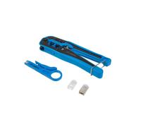 KIT LANBERG NETWORK CON CRIMPADORA Y STRIPPING, CONECTORES RJ45