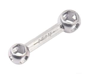 Juego de herramientas manuales de aleación 10 en 1 de llave hexagonal multiherramienta, amplio rango de tamaño de 6 mm a 20 mm para reparación del hogar, diseño compacto de abrelatas de seguridad