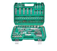 Juego de herramientas mecánico 108 Uds. Caja Herramientas Combinada Manga Para Coche Herramienta Reparación Juego Llaves Trinquete Kit DIY Para El Hogar Y El Coche