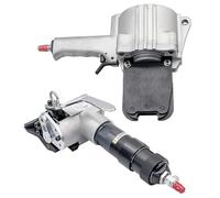 Juego de herramientas neumáticas para flejado, tensor y sellador para bandas de acero y metal, construcción portátil totalmente metálica para logística y embalaje industrial