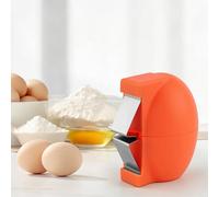 Juego de herramientas para abrir cáscaras de huevo, cortador separador de huevos, herramientas de cocina, corte rápido, para romper y separar (naranja)