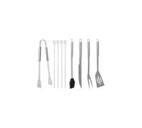 Juego de herramientas para barbacoa - 9 accesorios con estuche Rivex