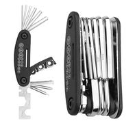 Juego de herramientas para bicicleta, 16 en 1, de alta resistencia, multifunción, mantenimiento - Kit Mountain Bike - Apto para ciclismo de carretera y montaña, coche, casa, vehículos, fábrica y