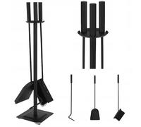 Juego De Herramientas Para Chimenea 4 Piezas De Acero