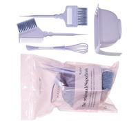Juego de herramientas para colorear para el cabello reutilizable Pincel coloreado con cabeza de cepillo ABS para usuarios conscientes del medio ambiente, kit de páginas para colorear precisas