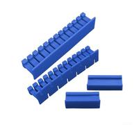 Juego de herramientas para eliminar abolladuras de coche, 4 pestañas para corrección de abolladuras en exteriores de vehículos, compatibles con martillos de tracción estándar (azul)