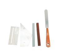 Juego De Herramientas Para Guitarra Juego De Herramientas De Calce Para Regla Niveladora De Piedra De Afilar Limas