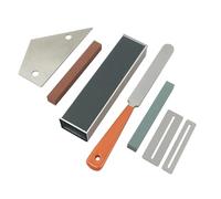 Juego De Herramientas Para Guitarra Juego De Herramientas Para Guitarra Piedra De Afilar Regla Niveladora De 15 Cm Lima De Trastes Combinación De Juntas