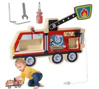 Juego de Herramientas para Madera, Panel de Borde de Destornillador para - Herramientas de reparación de simulación para - Juguete de de iluminación cuidadosamente Pulido para el Parque