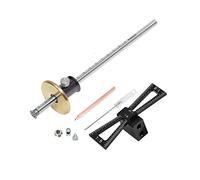 Juego de herramientas para marcar ruedas de cola de milano, escala en pulgadas y en milímetros, regla imperial (gris)