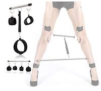 Juego de herramientas para parejas - Barra separadora ajustable detrás de la espalda con manecillas y piernas con kit de correas para el cuello