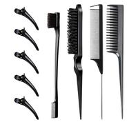 Juego de herramientas para peinar el cabello, peines para el cabello de belleza para salón | Kit de peine para estilizar el cabello para mujer - Cómoda herramienta de belleza para maquillaje, salones