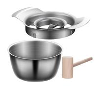 Juego de herramientas para pelar granadas - Acero inoxidable 304 (juego de 2) | Abridor Manual de frutas y removedor de semillas, dispositivo eficiente de extracción de pulpa, utensilio de cocina prof