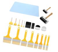 Juego de herramientas para proyectos hechos a mano, accesorios para enrollar collage, combo de tapete alisador manual, soporte para de estudio de arte, suministros de prensa creativa, para tapete