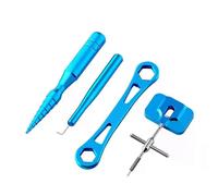 Juego de herramientas para quitar carretes de pesca, carrete de pesca, rueda de caída de agua, herramienta