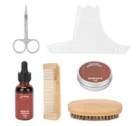 Juego de Herramientas para Recortar Barba, Nourish Beard Grooming Kit para Papá para Hombre para un Regalo Perfecto para Su Novio
