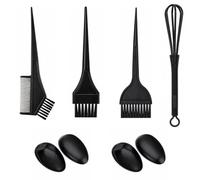 Juego De Herramientas Para Teñir El Cabello De 4 Piezas, 2 Pares De Orejeras Impermeables, Que Incluyen Cepillo, Peine Y Batidora, Accesorios Profesionales Para Teñir El Cabello.