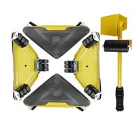 Juego de Herramientas para Transporte de Muebles: Giratorio de 360 Grados, Elevador de Muebles, poleas móviles | Armarios, sofás, mesas, sillas, mudanzas, Taller, almacén, hogar, reformas, cui