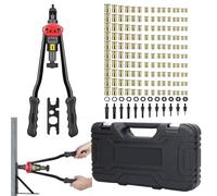 Juego De Herramientas Para Tuercas Remachables,Juego De Instalación De 176 Piezas Para Tuercas De Inserción - Insertor de Remaches Nutsert para Metales en Automoción, Muebles, Construcción e Industria