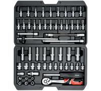 Juego de herramientas profesional Yato YT-38841, 56 piezas, llaves de vaso AS-DR