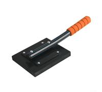 Juego de herramientas profesionales de instalación de suelos, bloque de goma con mango ergonómico para laminado, madera, vinilo, azulejos, suelo, fijación, base de hierro, negro, 360 x 140 x 21 mm (E)