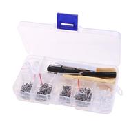 Juego de herramientas profesionales para rep de gafas, tornillos de aleación pequeños, almohadillas para la nariz, herramientas prácticas de destornillador