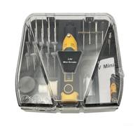 Juego de herramientas rotativas eléctricas con velocidad ajustable, impresión 3D, pulido, grabado, perforación, corte, kit de 57 accesorios, tipo C, recargable para modelos de resina