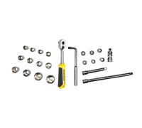 Juego de herramientas Stanley de 23 piezas de ½", 12 puntas STMT1-74726