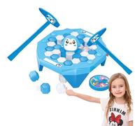 Juego De Hielo Pingüino | Puzzle Y Juego Educativo,Salva El Pingüino con Mazo Mejorando La Coordinación -Mano para Toda La Familia
