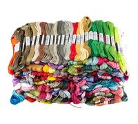 Juego de hilos de bordado de varios colores, fáciles de usar, hilo de bordado de cruces de poliéster para todos los grupos de edad, costura divertida, accesorios de costura artesanales
