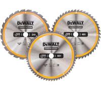 Juego de hojas de sierra DeWALT (3 piezas) 305 x 30 mm / 1 x DT1958, 1 x DT1959, 1 x DT1960 / DT1964